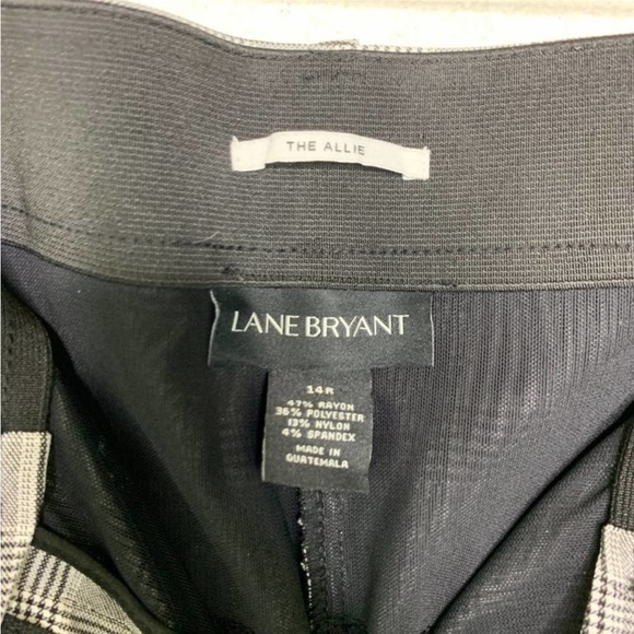 Lane Bryant The Allie Pant Career Trousers Plaid Wear to Work Stripes Size 14 - Picture 5 of 7